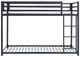 Homelegance® Jovie Black Twin/Twin Bunk Bed-4