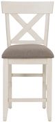 Coast2Coast Home™ Belsey 2-Piece Gray/White Counter Stool Set-3