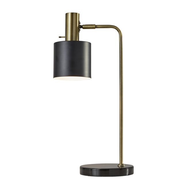Adesso® Emmett Black Desk Lamp-0