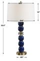 Uttermost® Bellore Denim Blue Glaze Table Lamp-3