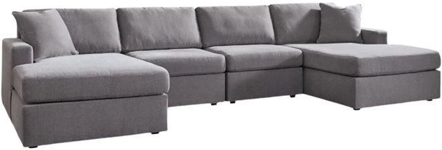 Signature Design by Ashley® Modmax 4-Piece Granite U-Shape Double Chaise Sectional-0