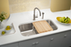 Elkay Lustertone® Classic Lustrous Satin 32-1/2" x 18-1/8" x 9" Equal Double Bowl Undermount Sink with Aqua Divide-2