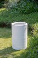 A & B Home White Cylinder Cement Planter-4