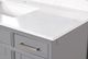 Furniture of America® Soline Gray/White Vanity Set-1