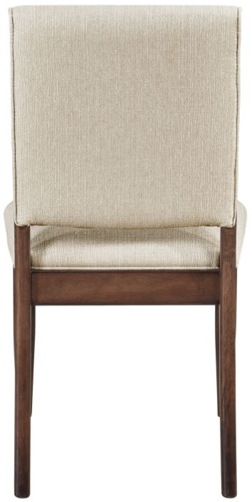 Homelegance® Monroe Cream/Walnut Side Chair-4