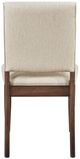 Homelegance® Monroe Cream/Walnut Side Chair-4