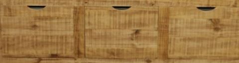 Million Dollar Rustic Wax Orlando Brown Bench-1
