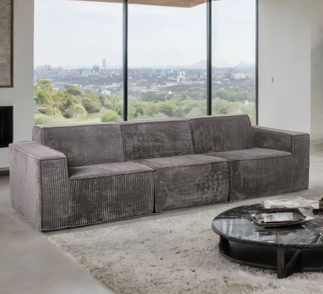 Furniture of America® Kimara Dark Gray Sofa-1