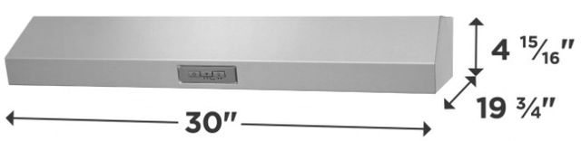 Frigidaire® 30" Stainless Steel Under Cabinet Range Hood-4