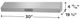 Frigidaire® 30" Stainless Steel Under Cabinet Range Hood-4