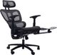 Primo™ International Sealy® Huxley Black Mesh Swivel Office Chair with Adjustable Headrest and Arms-4