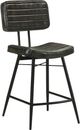 Coaster® Partridge 2-Piece Antique Espresso Leather Counter Stool-4