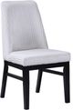 Crown Mark Hadley White/Black Dining Side Chair-0