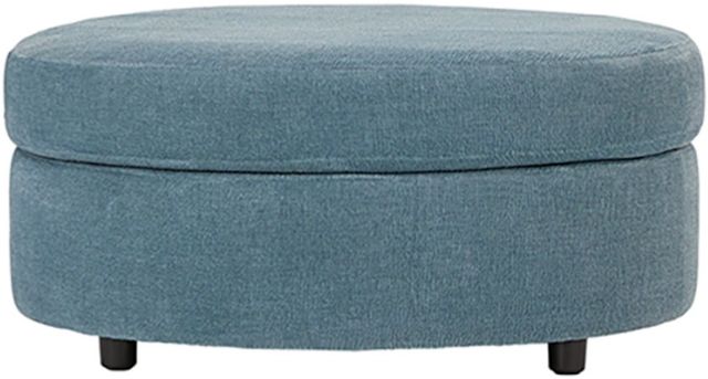 Hughes Furniture® 23600 Cruiser Aquamarine Round Ottoman-0