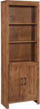 Archbold Furniture Customizable 2 West 24" x 72" Bookcase with Doors-0