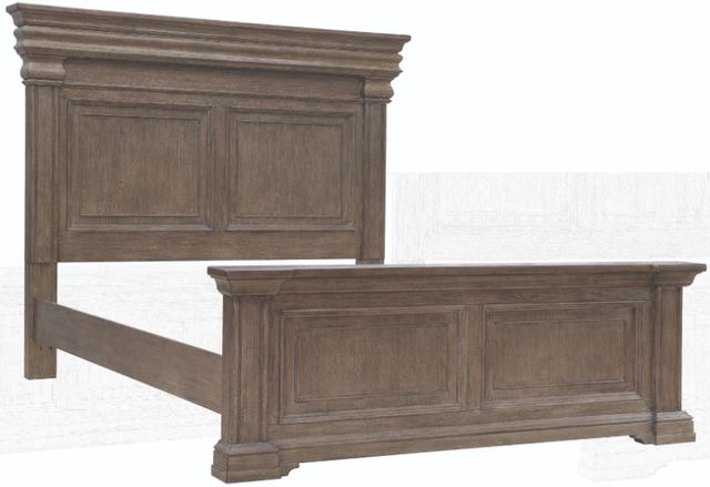 Pulaski™ Madison Ridge Natural Bark King Panel Bed-1