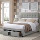 Intercon Kaycee Smoke Youth Full Storage Panel Bed-1