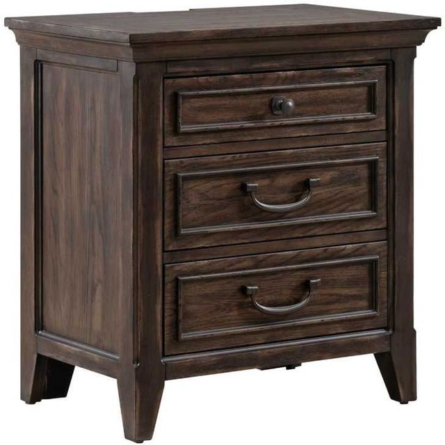 Liberty Furniture Paradise Valley 4-Piece Saddle Brown King Bedroom Set-4