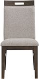 Intercon Hearst Beige/Reclaimed Chevron Upholstered Dining Side Chair-2