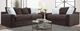 American Wholesale Furniture Jenna Chocolate Loveseat-1