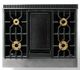 Viking® 7 Series 36" Cast Black Pro Style Natural Gas Range with 12" Reversible Griddle-4