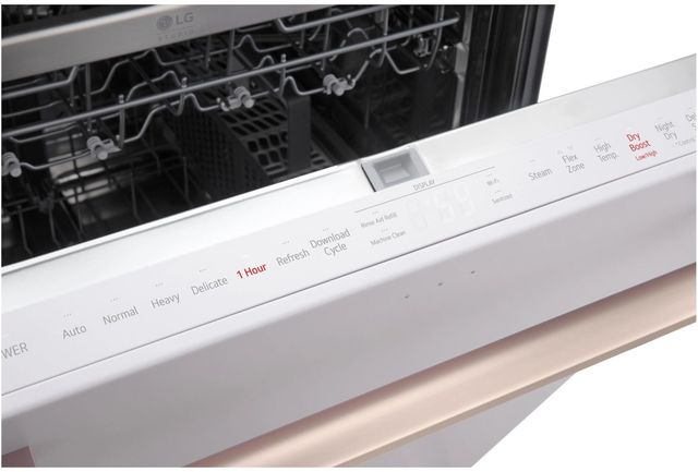 LG Studio 24" Essence White Top Control Built In Dishwasher-3