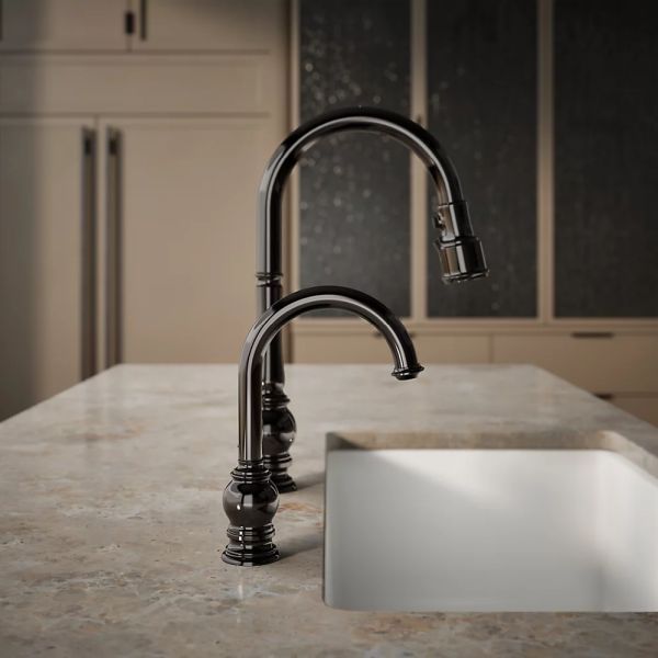 KOHLER® Artifacts® Vibrant Titanium Beverage Faucet-4