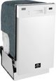 FORNO® Polo 18" White Front Control Built In Dishwasher-3