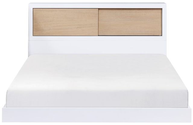 Homelegance® Asker Natural/White Full Bookcase Bed-2