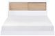 Homelegance® Asker Natural/White Full Bookcase Bed-2