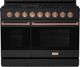 Thor Kitchen® Gordon Ramsay Series 48" Matte Black Pro Style Gas Range-0