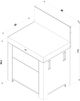 ENO® MODULO Cargo Gray 2 Drawer Cabinet-4