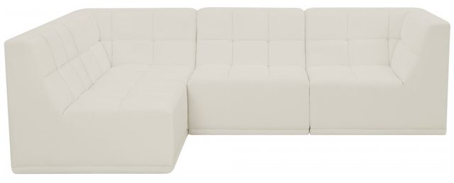 Meridian Furniture Relax 4-Piece Cream Modular Sectional-2