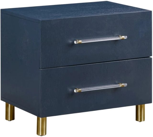 Modus Furniture Argento Navy Blue Nightstand-0