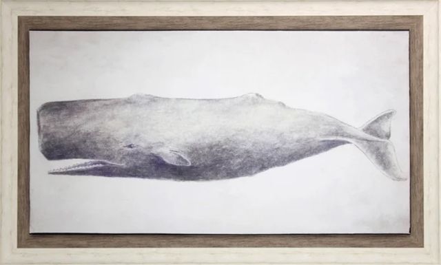 Stylecraft Whale Black/White Wall Art-0