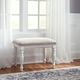 Liberty Furniture Magnolia Manor Antique White/Taupe Accent Bench-1