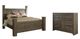 Signature Design by Ashley® Juararo 2-Piece Dark Brown King Poster Bed Set-0