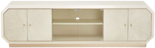 Michael Amini® La Rachelle Chardonnay/Medium Champagne Media Cabinet-2