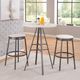 American Woodcrafters Stockton Slate Gray/White Oak 30" Barstool-1