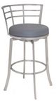 Armen Living Viper Grey 26" Counter Swivel Stool-0