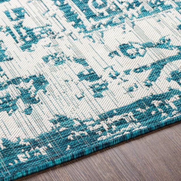 Surya Eagean Light Beige/Teal 4'x6' Area Rug-4