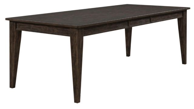 Liberty Furniture Midland Falls Rustic Brown Rectangular Dining Table-2