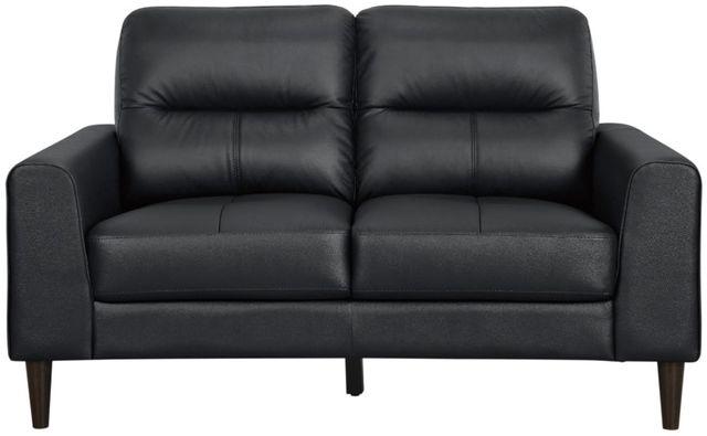 Homelegance® Lewes Black Loveseat-2
