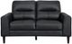 Homelegance® Lewes Black Loveseat-2