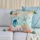 Nourison Home™ Mina Victory Coastal Accessories Multi-Colored 18"x18" Throw Pillow-2