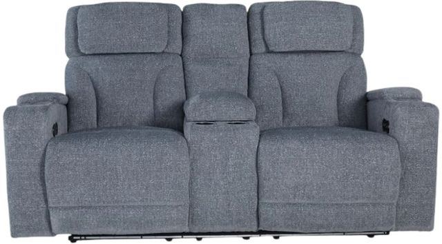 Signature Design by Ashley® Forest Lake Steel Power Reclining Loveseat with Adjustable Headrest-3
