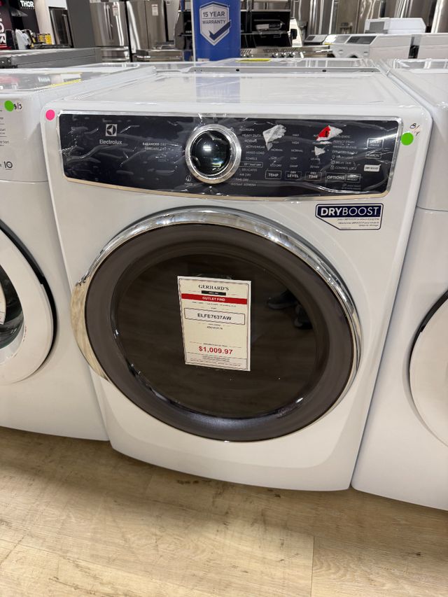 Electrolux 8.0 Cu. Ft. White Electric Dryer-0