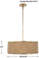Uttermost® Pinchot Brown/Matte Gold 4-Light Pendant-2