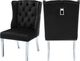 Meridian Furniture Suri Black Velvet Dining Chair-3