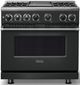 Viking® 7 Series 36" Antique Bronze Pro Style Dual Fuel Range with Griddle-0